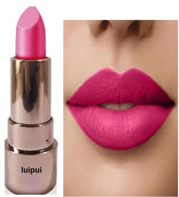 Luipui best pink matte lipstick beat for waterproof(pink, 6 g)
