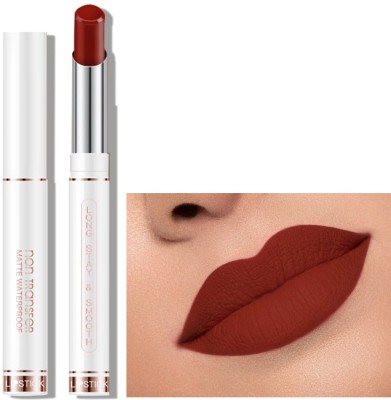 Emijun Crayon Lipstick Velvet Soft Long Lasting Non-Transfer Rich maroon(Rich maroon, 3.8 g)