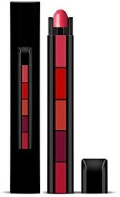 Kamz Red Edition 5 in 1 Pocket Matte Lipstick (Red Edition) (Matte, 7.5 g)(Multi-color, 10 g)