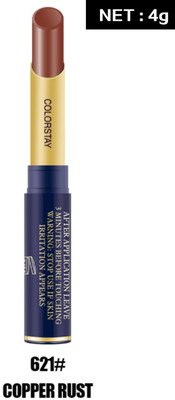 maliao BEEMALIAO Lipstick Color Stay Waterproof Non Transfer Lipstick Shade 621(Copper Rust, 4 g)