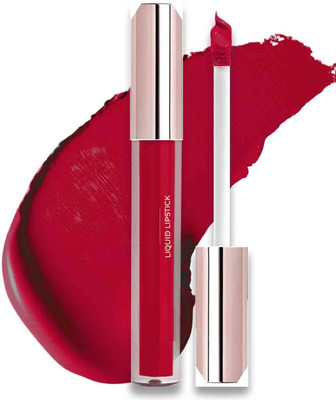 GABBU Ultra Pigmented Liquid Matte Lipstick(DEEP PINKISHRED, 3 ml)