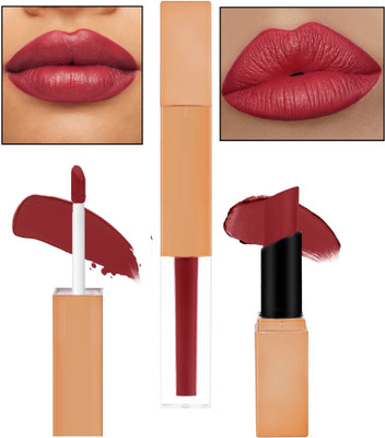 YAWI Matte Finish Liquid Lipstick| Intense Color & Travel-Friendly Formula(PInk, 7 ml)