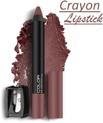 DARYUE Long Lasting Stay | Smudge proof and waterproof | Crayon Lipstick(Coffee Brown, 3.5 g)