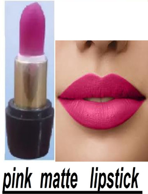 Luipui BEST waterproof pink matte lipstick awesome and long lasting(pink, 6 g)