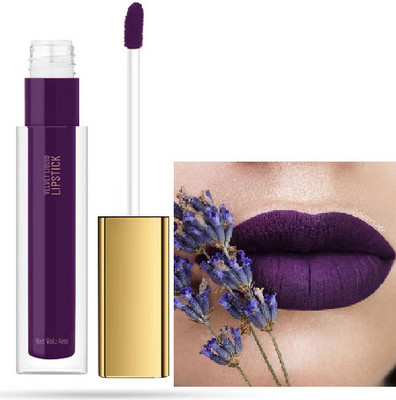 tanvi27 Matte Liquid Lipstick, Smudgeproof Dark purple Highly Pigmented(Dark purple, 5 g)