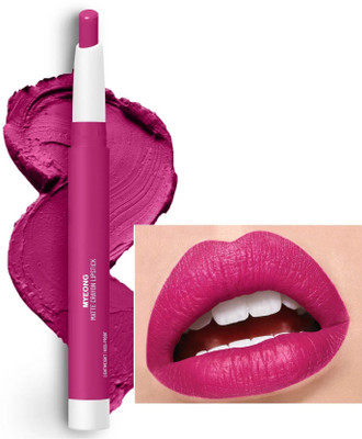 MYEONG Ultra Pigmented Creamy Pick Matte Crayon Long Lasting, Waterproof Lipstick(Pick, 3.5 g)
