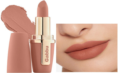 GABBU best Creamy Matte Lipsticks Long Lasting & Waterproof Lipstick(brown, 4.2 ml)