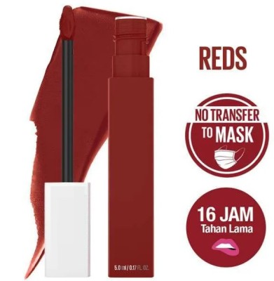 Emijun Super Matte Liquid Lipstick non transfer and kiss proof lipstick DARK RED(DARK RED, 5 ml)