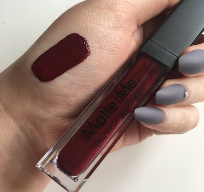 Yuency Smudge Proof & Kiss Proof Dark Maroon Matte Lipstick(maroon, 6 ml)