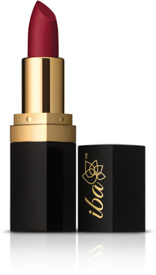 Iba Pure Lips Long Stay Matte Lipstick(M08 - Burgundy Red, 4 g)