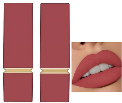 Luipui NON-TRANSFER LONG LASTING WATERPROOF MATTE LIPSTICK 2 PACK(PARTY PINK, 8 ml)
