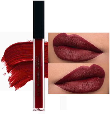 BLUEMERMAID NEW RED MATTE FINISH LIQUID LIPSTICK(RED, 6 ml)