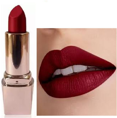 Luipui trending maroon matte finish look lipstick pack of 1 best for lady(maroon, 6 g)