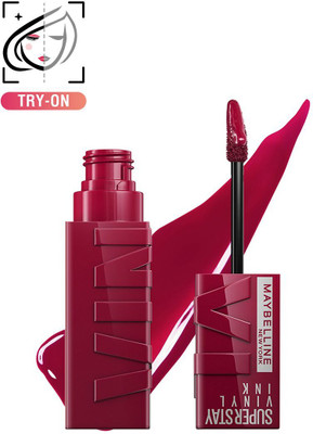 MAYBELLINE NEW YORK Superstay Vinyl Ink Liquid Lipstick, Unrivaled,High Shine for up to 16 hr,4.2 ml(Unrivaled, 4.2 ml)