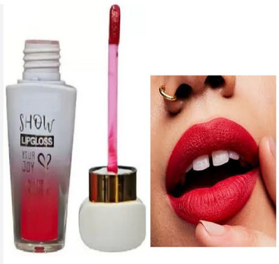 Luipui best red glossy liquid matte finish lipstick pack of 1(red, 6 ml)