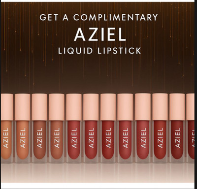 Aziel Lip Colour Lipstick Combo Pack of 12|Vibrant Matte Liquid Lipstick for Women|(MULTICOLOR, 20 ml)