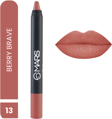 MARS Smudge Proof Long Lasting Matte Lip Crayon(Berry Brave-13, 3.5 g)