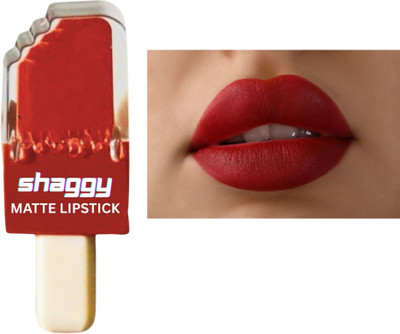 SHAGGY Red matte liquid lipstick waterproof and trending( pack of 1)523(Red, 12 ml)