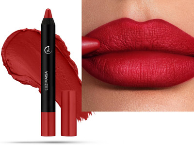 luzimaisa Matte Mood Non-Transfer Lipstick Long Lasting & Waterproof Lasts Upto 24Hrs(red apple, 3.5 g)