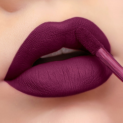 Bella Bloom Non Transfer Long Lasting Liquid Lipstick Matte | Full Coverage | Waterproof |(purple shade, 5 ml)