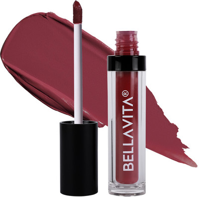 BELLAVITA Kiss-Proof Liquid Lipstick, Intense Moisturisation, Ultra Matte Finish  (Berry Nude, 4.5 Ml) For Rs. 139 @ 69 %