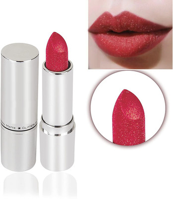 YAWI New Shimmery Sparkly 3D Magical Metallic Glitter Hot Red Lipstick(red, 3.8 ml)