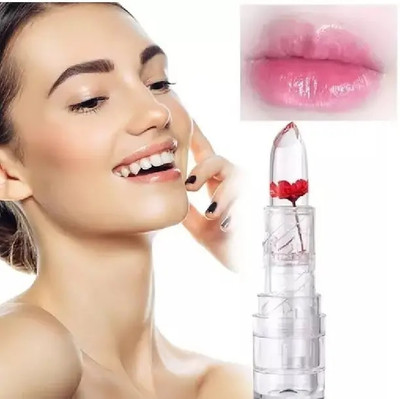 EVERERIN Natural Pink Lips Color Changing Flower Gel Lipstick(red, 3.6 g)