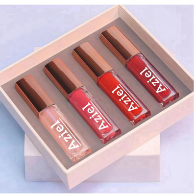 Aziel Beauty SuperStay WaterProof Sensational Liquid Matte Red Lipstick Set of 4(Red, Candy, Berry, Wine, 16 ml)