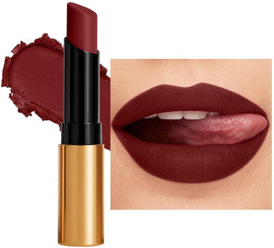 GABBU MATTE FINISH WATER PROOF LIPSTICK WATERPROOF(deep marron)(deep marron, 3.5 g)