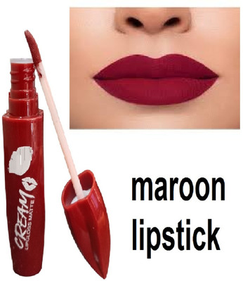 Luipui new BEST MAROON MATTE LOOK LIPSTICK LIQUID PACK OF 1(MAROON, 6 ml)