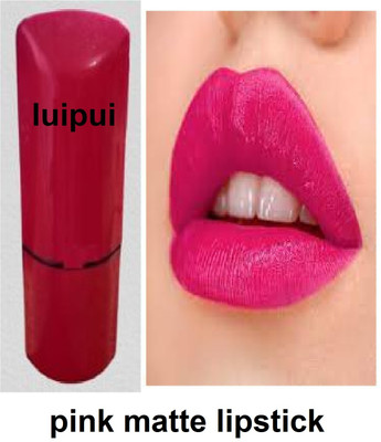 Luipui pink matte lipstick waterproof best for awesome(pink, 6 g)