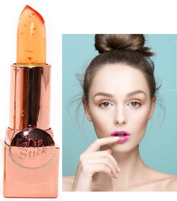 REIMICHI Gel color change glossy shiny pink lips lipstick(ORANGE, 3.6 g)