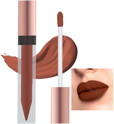 Jiwoo Matte finish liquid lisptick new and long lasting(brown, 10 ml)