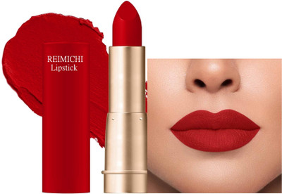 REIMICHI Lightweight Red Crayon Lipstick Waterproof & Smudgeproof(Red, 3.5 g)