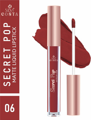 SILVI Rouge à lèvres Forever Lipstick|French Evolved TransferProof|SmudgeProof(Forget Me, 3 ml)