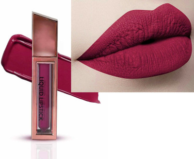 MYEONG High Pigment Beetroot Color And Long-Wear & Non-Drying Liquid Lipstick(Beetroot, 2.5 ml)