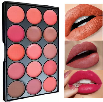 N&N multi color matte lipstick palette water proof long lasting smudge proof(Multicolor, 150 g)