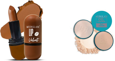 herglam Premium Lip Colors with Precision Eyeliner(Multicolor, 10 ml)