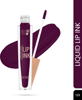 RED4 Dream Girl Lip Ink Kiss Proof Liquid Lipstick | One Coat Application(129, 6 ml)
