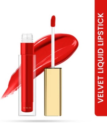 Jiwoo Best matte finish liquid lipstick for women(red, 4 ml)