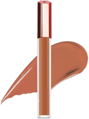 AFARAXIA Non Transfer Liquid Matte Lipstick for girls and women(peach brown, 3 ml)