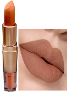 Luipui 2 IN 1 LIGHT BROWN LIPSTICK PACK OF 1 LATEST(BROWN, 6 g)
