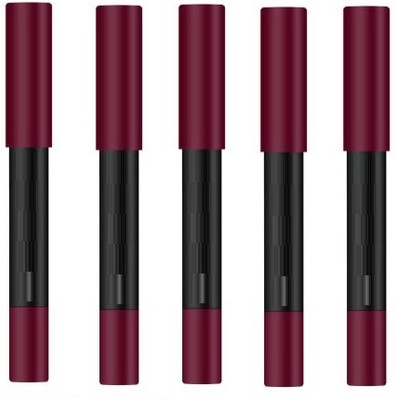 Luipui LONG LASTING LIPSTICK DARK MAROON COLOR LIPSTICK PACK OF 5(DARK MAROON, 20 ml)