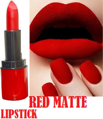 Luipui red long lasting waterproof lipstick(red, 6 g)