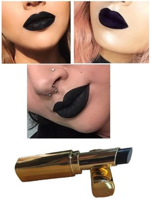 Vyomiris BEST CREAMY MATTE BLACK LIPSTICK LONG LASTING FORMULA(BLACK, 3.6 g)
