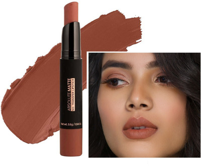 tanvi27 New Multi Use Velvet Matte Finish & Kiss Proof Light Brown Lipstick(Light Brown, 3.5 g)