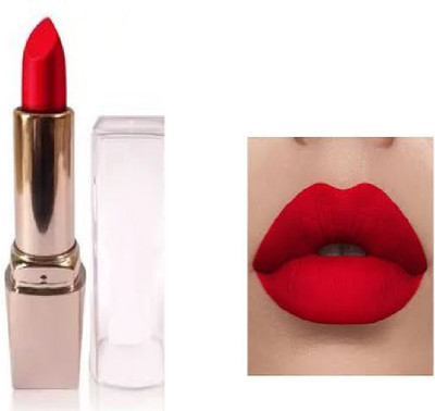 Luipui trending matte red amazing color lipstick pack of 1(red, 7 ml)