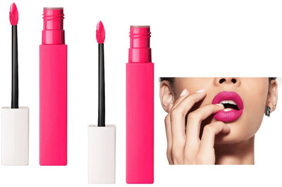 Jiwoo All day use new and waterproof matte liquid lipstick(pink, 3.8 g)