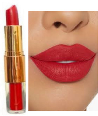 Luipui red matte lipstick 2 in 1 matte lipstick pack of 1(red, 6 g)