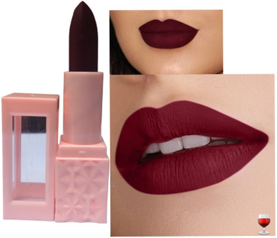 AMOSFIA Matte finish ultra soft Smudge Non Transfer Lip Crayon_A137(Maroon, 5 g)